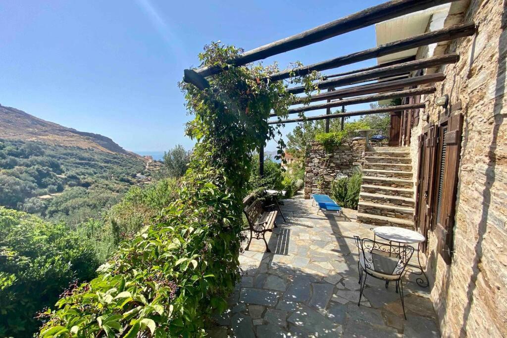 The Old Stone Cottage Karystos  Bagian luar foto