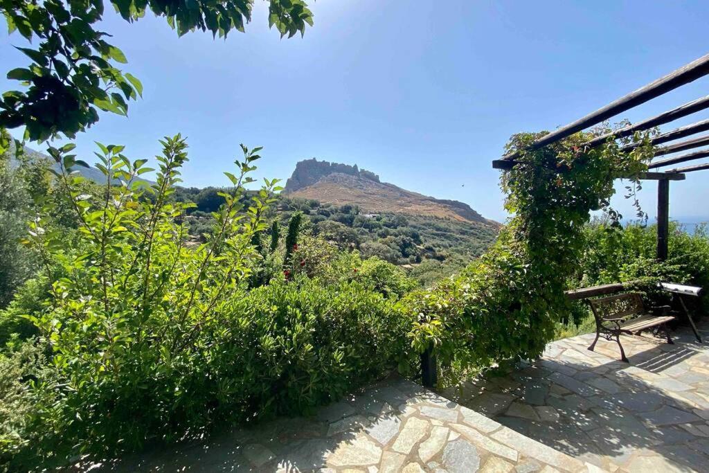 The Old Stone Cottage Karystos  Bagian luar foto